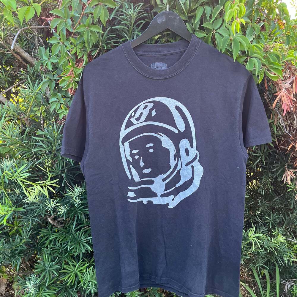 BBC Billionaire Boys Club Astronaut Helmet Graphic T Shirt Size M Skater Y2K